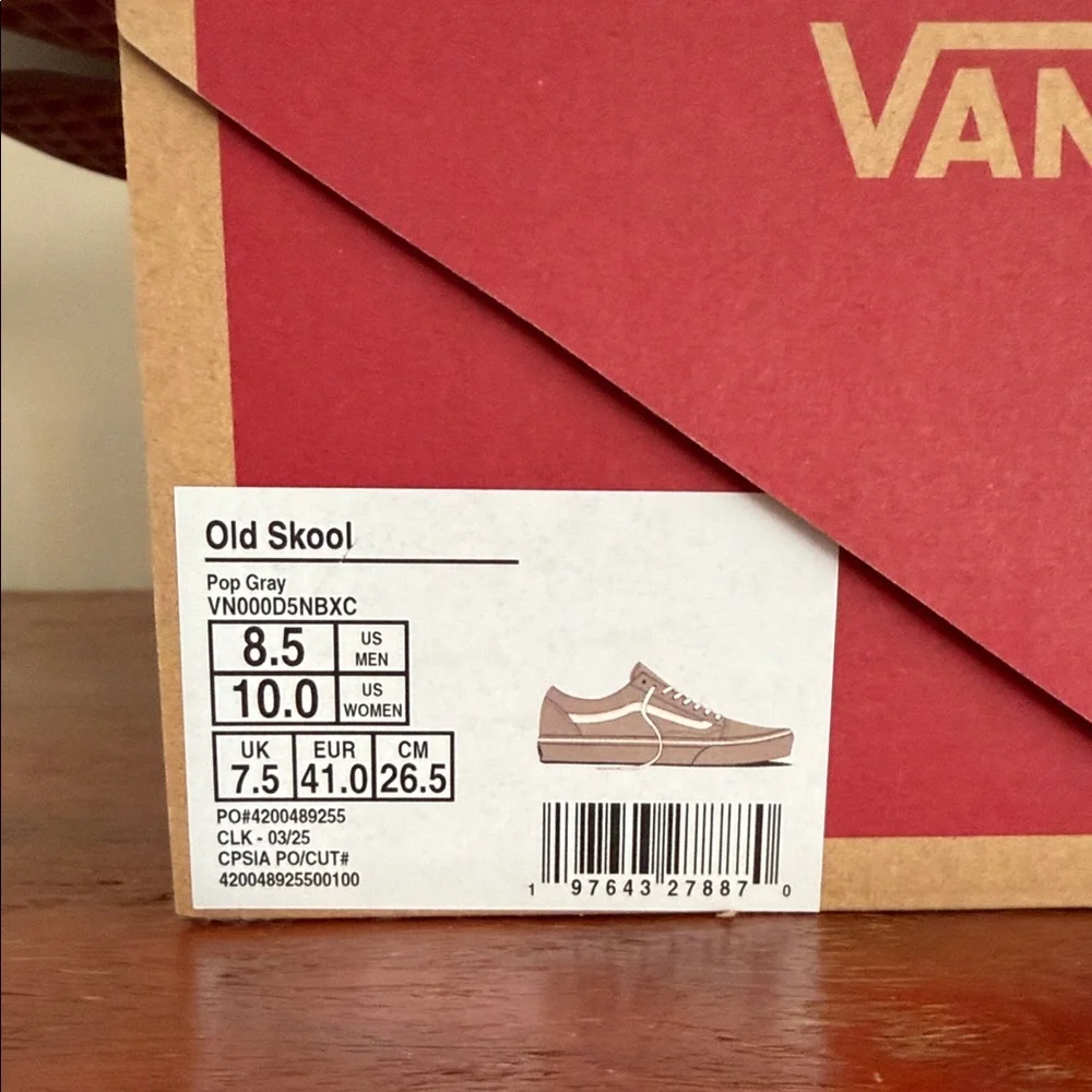 Vans Old Skool Gray Sneakers - Picture 2 of 6